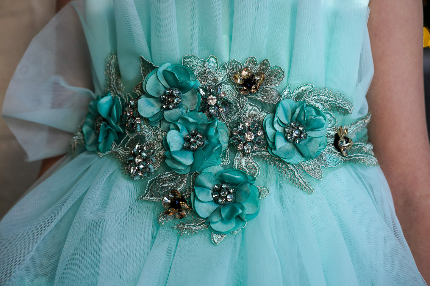 Enchanted Aqua Princess Tulle Dress