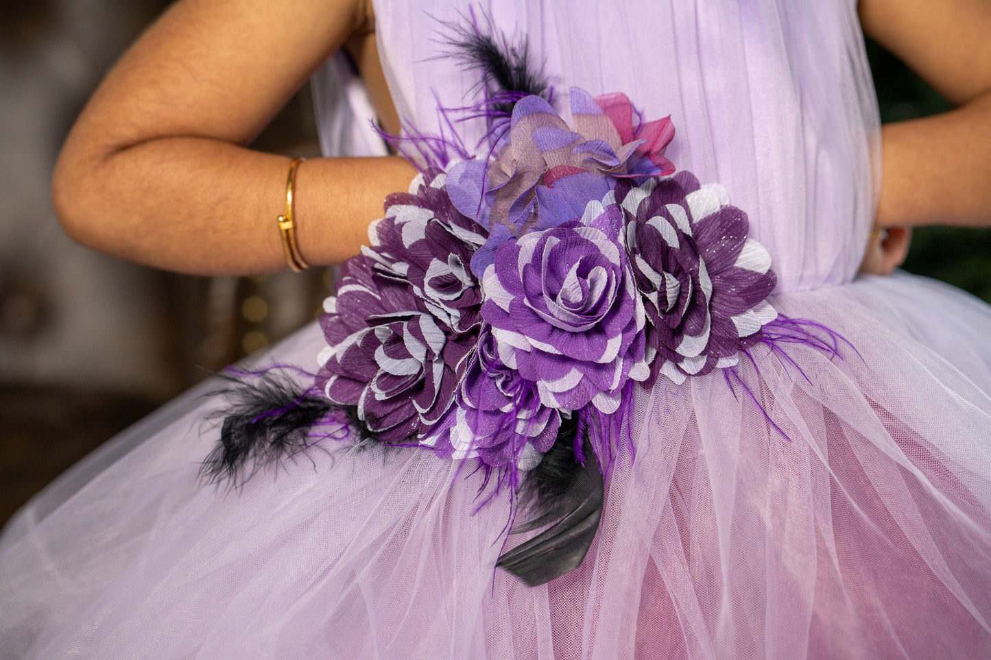 Lilac Bloom Party Dress