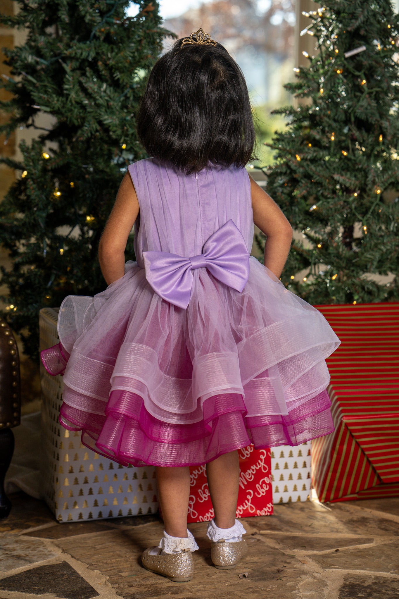 Lilac Bloom Party Dress
