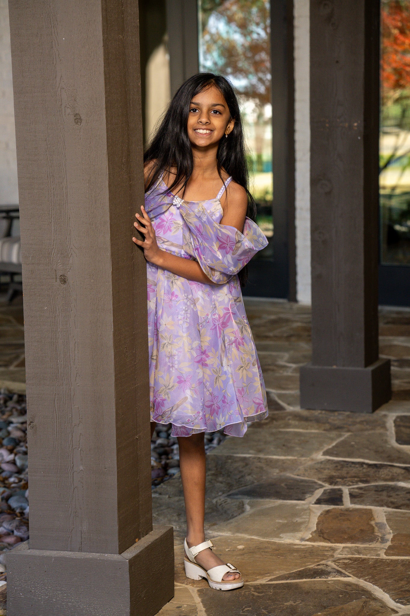 Lilac Dreams Floral Dress